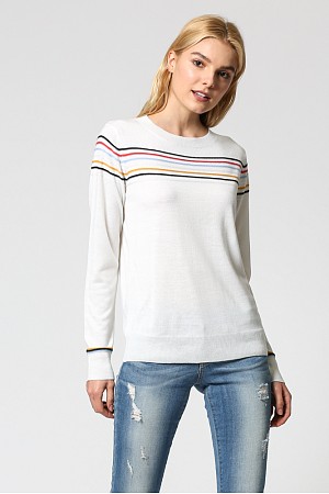 LIGHT WEIGHT CREW NECK PULLOVE ...